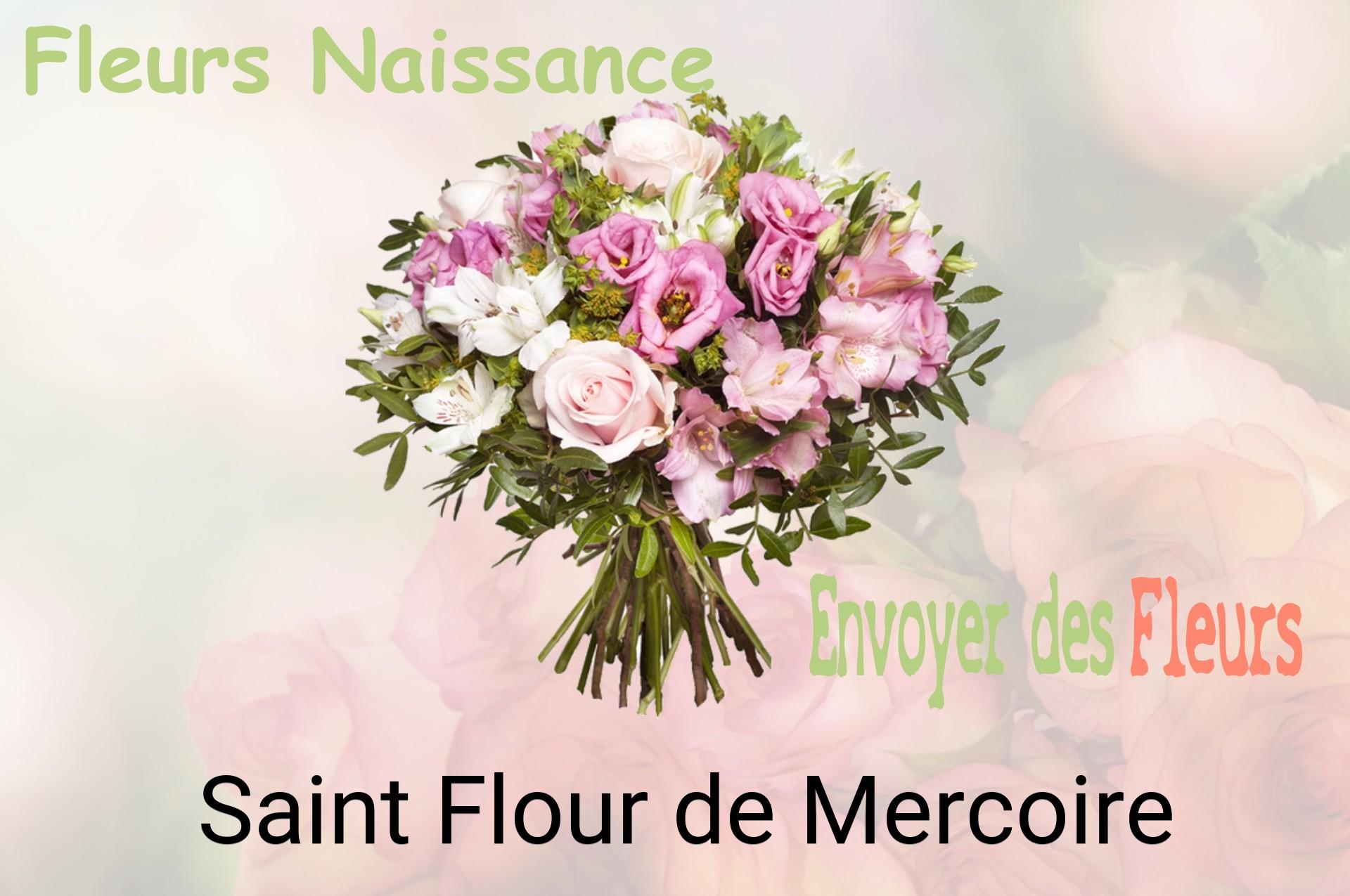 Bouquet de fleurs de naissance livré à Saint-Flour-de-Mercoire