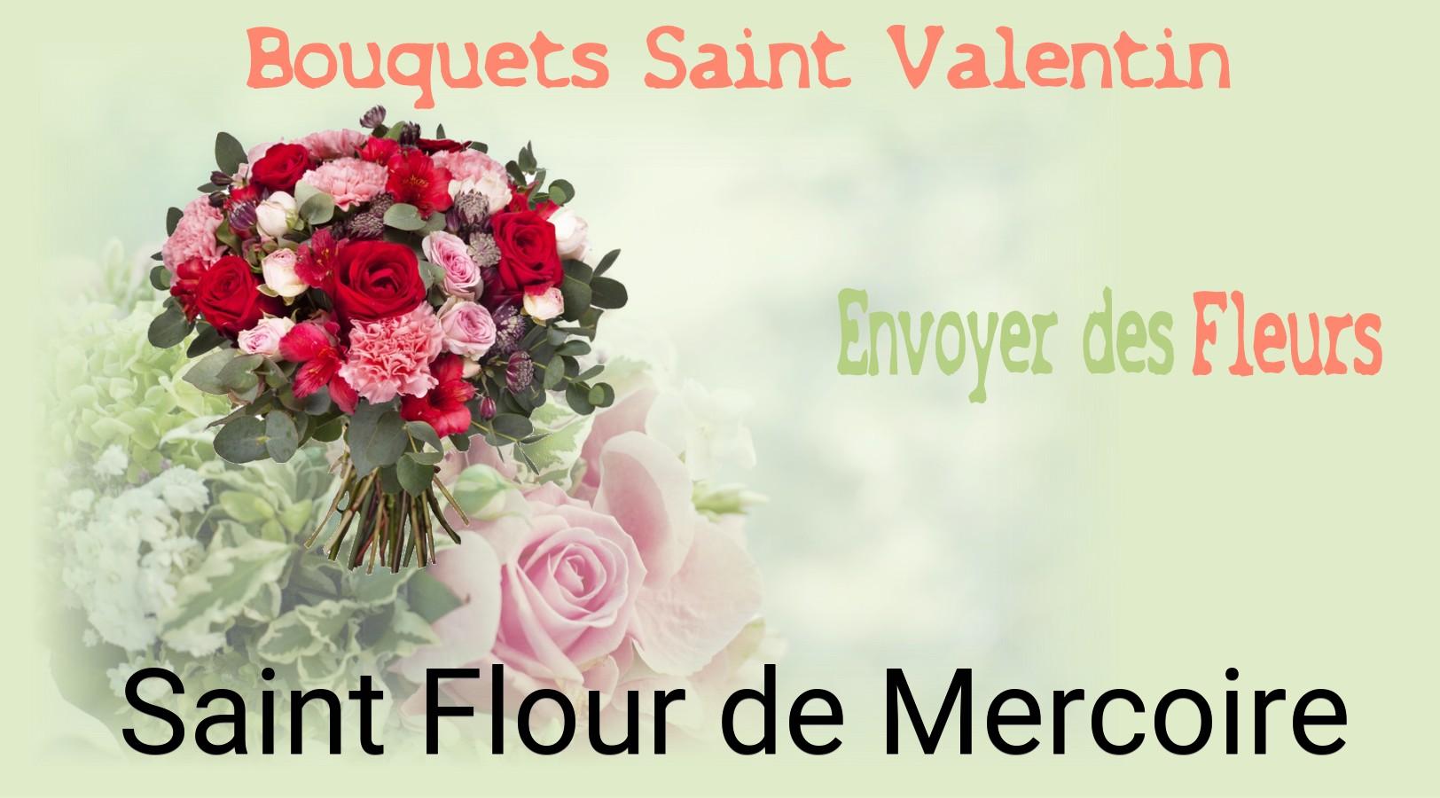 Roses de Saint-Valentin livrées à Saint-Flour-de-Mercoire
